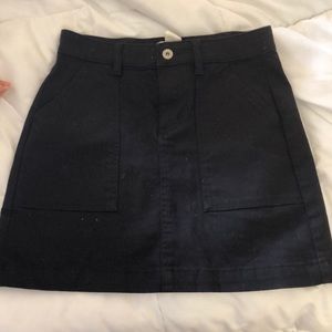 Forever 21 black denim skirt
